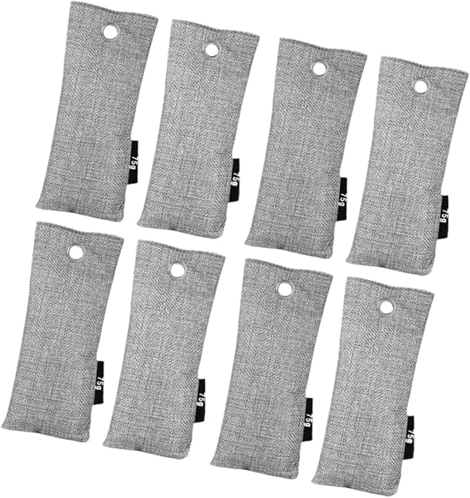 Air Purifying Bags Odor Remover Odor Eliminator Air for Bedroom Kitchen Closet, 8 Bags