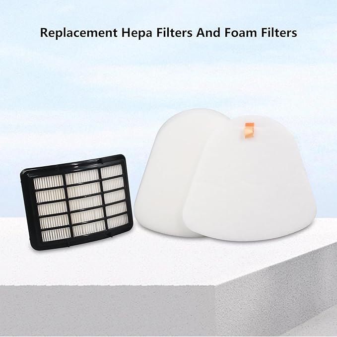 Replacement Filter Compatible with Shark CU512 CU500 CU510 CU512 26 CU520 CU520 26 CU500 26 Navigator Lift-Away XL Multisurface Upright Vacuum (2 Hepa filter and 4 foam filter)