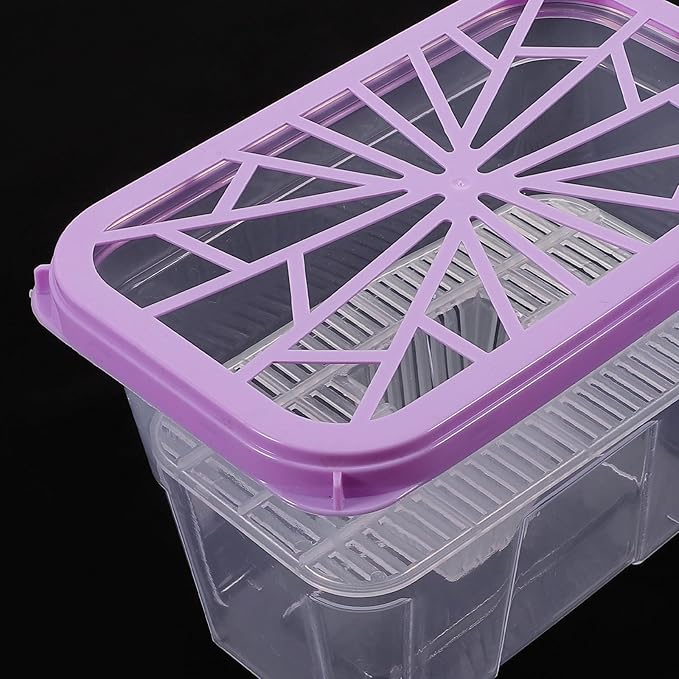 Empty Moisture Absorber Box Reusable Plastic Holder for Closet Dehumidifier Cabinet and Wardrobe Large Capacity Moisture Absorbing Storage Container 5.90X3.93X3.74 Inches 4-Pack