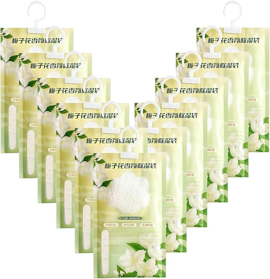 12 Pack Moisture Absorbers, Dehumidifier Bags for Closet,Humidity Bags for Closet, Humidity Absorber in Wardrobes, Bedrooms, Bathrooms