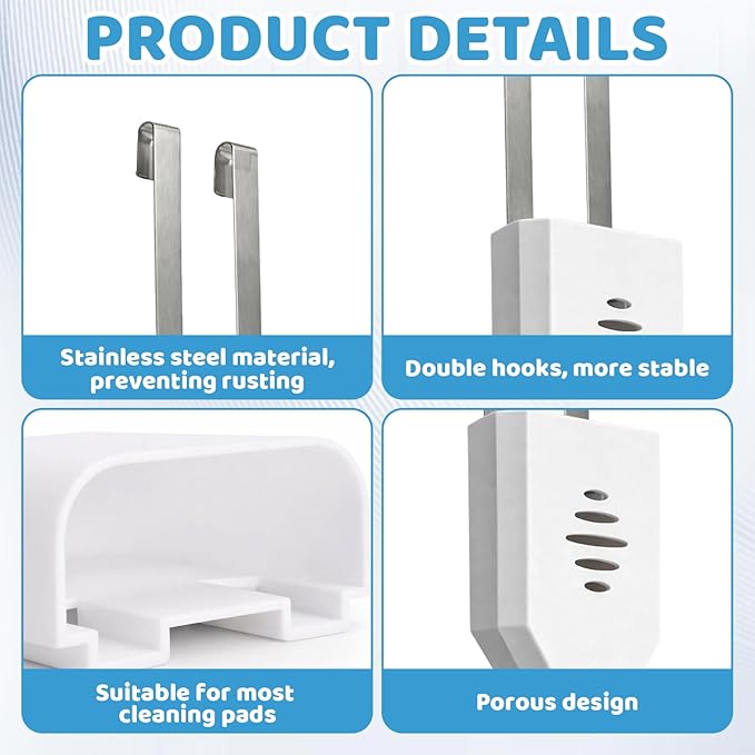 Toilet Bowl Tablet Holder, 2 Pcs Preventing Dissolved Residue From Polluting Water Tank, Easy Installation Without Tools, Long-Term Bathroom Maintenance Solution