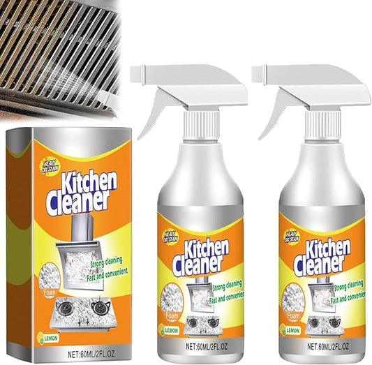 Mytrendyes Kitchen Foam Cleaner, Powerful All-Purpose Grease Remover, Multifunctional Foam Spray for Pots, Pans, Stovetops & Appliances, Deep Cleaning & Deodorizing Kitchen Cleaner (2)