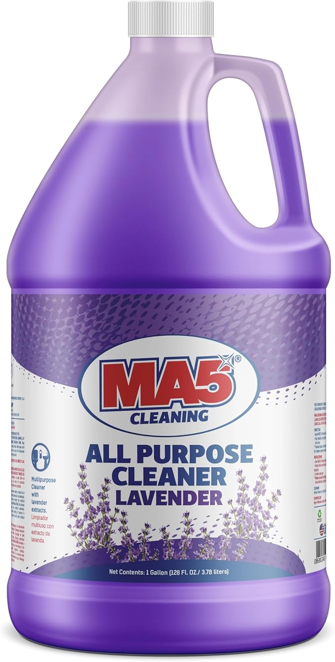 MA5x All Purpose Cleaner, Lavender, 1 Gallon | Multipurpose Cleaner with Lavender Extracts