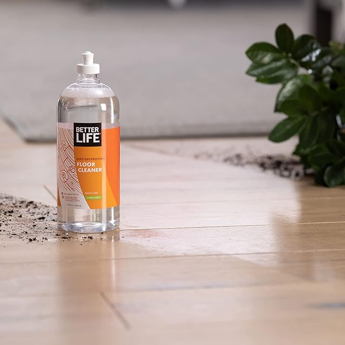Better Life All Purpose Cleaner Unscented 32 Oz Pack of 2 + Floor Cleaner Citrus Mint 32 Oz Pack of 2