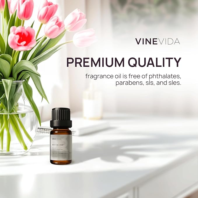 VINEVIDA Scent No.18 Fragrance Oil for Candle & Soap Making - 0.33oz Natural Candle Scents - Made in USA