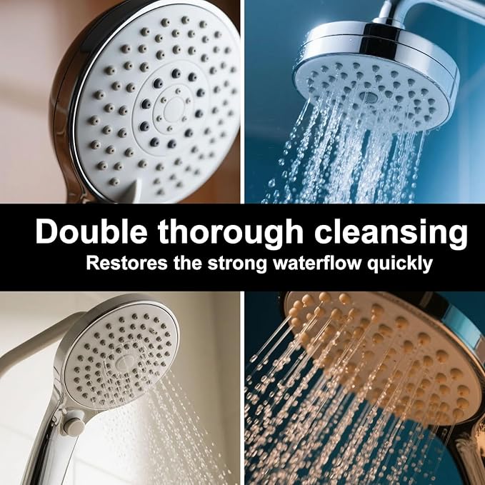 20-Pack Shower Head Cleaner Kit, Multifunctional Anti-Clogging Shower Nozzle Cleaning Brushes & Picks for Small Holes Gaps Window Faucets Bathroom Home