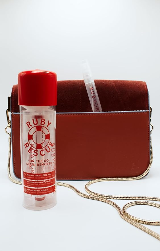 To Go, Ruby Rescue Stain Remover, Powerful Peroxide Formula, Clothes, Carpets, Upholstery, Spray Cleaner, Instantly Lifts Protein-Based Stains