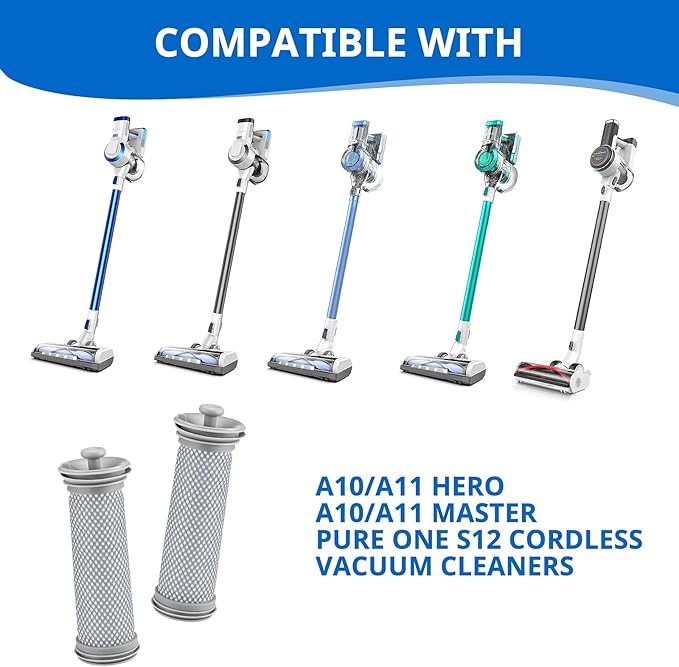 Pre Filter Compatible for Tineco A10/A11 Hero, A10/A11 Master, for PURE ONE S11 Series Cordless Vacuum Filter- 3 Pre Filters