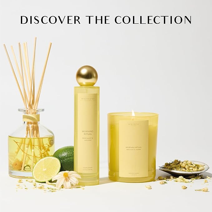 Bergamot & Jasmine Room Spray | Benevolence LA Air & Fabric Freshener for Home & Linen | Fresh Floral Scent, Relaxing Home Fragrance, Gift Idea for Women
