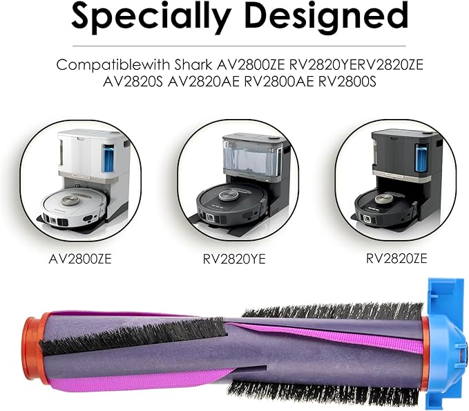 (2 Pack) UR2650WS AV2800ZE Replacement Roller Brushes for Shark UR2650WS, AV2800ZE, RV2820YE, RV2820ZE, AV2820S, AV2820AE, RV2800AE, RV2800S, RV2800YE, RV2800ZEUS, AV2810ZE, AV2810YS Brush Roller