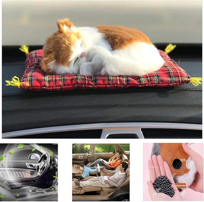 Ergocar Air Purifying Bags Air Freshener Cute Animals Bamboo Charcoal Odor Eliminator Car Decoration Car Air Dehumidifier for Eliminating Odors