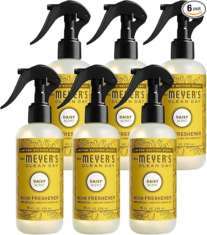Mrs. Meyer's Clean Day Room Freshener, Daisy, 8 Oz (Pack of 6)
