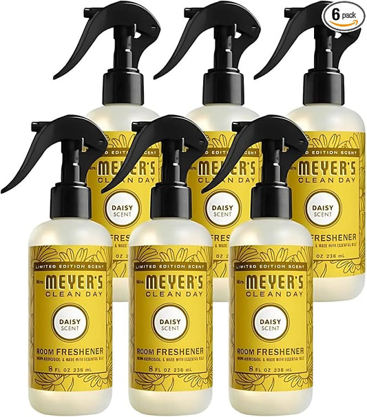 Mrs. Meyer's Clean Day Room Freshener, Daisy, 8 Oz (Pack of 6)