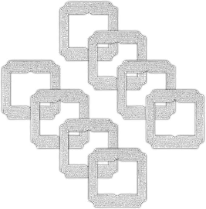 (8 Pack) Replacement Mop Pads Compatible with ECOVACS Winbot Mini Window Cleaning Robot Part No. W-CC02-0012, Replacement Washable Mop Cloths