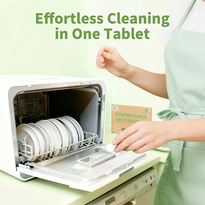Dishwasher Detergent Tablets, Dishwasher Tablets 32 Count