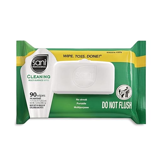 PDI Sani-Professional Cleaning Wipe, Multi-Surface, Fresh Scent, Non - Streak, For Kitchen, Restaurant Tables, Glass, Treated Wood, 90 Count, Pack of 12 (1080 Total Wipes)
