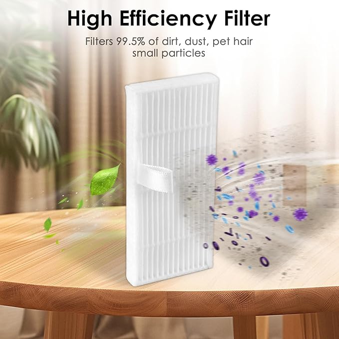 (10 Pack) C20 Omni Replacement HEPA Filters Compatible With Eufy C20 Omni Robotic Vacuum Cleaner, Replacement Parts Filters, Omni C20 Filter Accessories, Upright Filter, Canister Filter