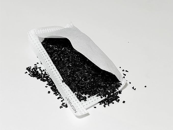 Nispira Activated Charcoal Odor Filter Refill Deodorizers 3 Packs For Trash Cans 8 Gallon and Larger, Compatible with Itouchless