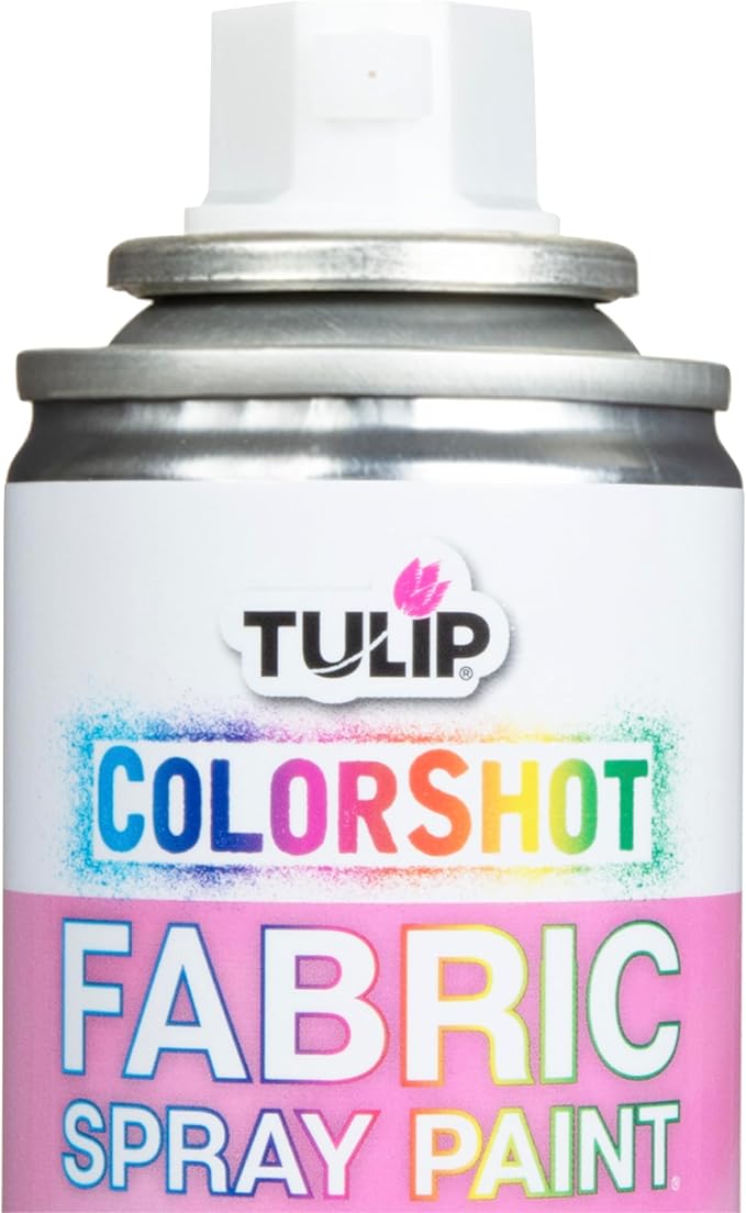 Tulip ColorShot Instant Fabric Spray Paint, Permanent Color Spray-On Fabric Paint, 3oz, Unicorn Iridescent Shimmer