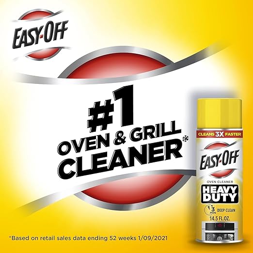 Easy-Off Professional Oven & Grill Cleaner, 144 oz (6 Cans x 24 oz)