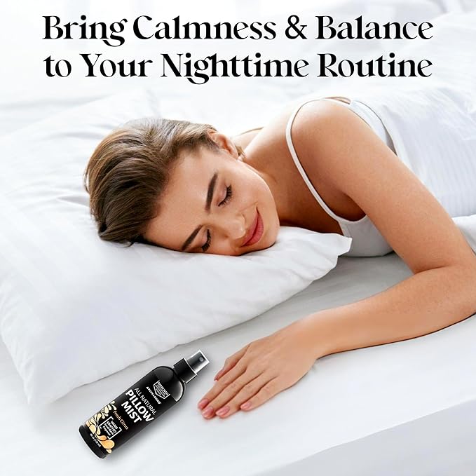 Aromasong Fresh Citrus Pillow Spray for Sleeping - All Natural Calming Linen & Bedtime Sleep Mist for Deep Sleep - Pillow Spray Aromatherapy with Botanical Essential Oils for Relaxing Stress