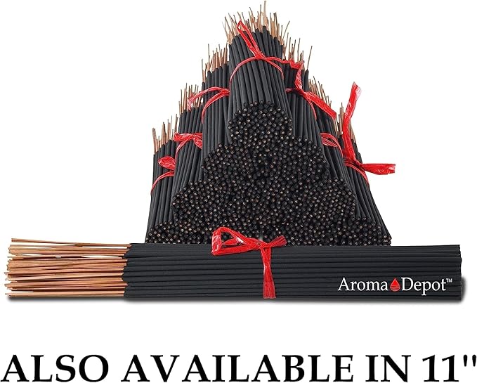 Opium Most Exotic Charcoal 7" Incense Sticks. Approx. 85 to 100 Sticks Per Bundle, Length - 7 Inches, Each Natural Stick Burns for 35 to 45 mins Each. Long Lasting. Guarantee 100% Pure