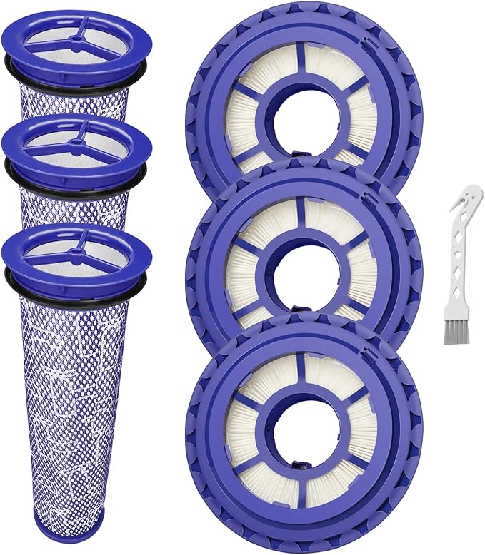 Lemige Replacement Vacuum Filters for Dyson DC41 DC65 DC66 UP13 UP20 UP30 Multi Floor Ball Animal 2 & 3 Vacuums, Part 920769-01&920640-01, 3 Post HEPA Filters & 3 Pre Filters