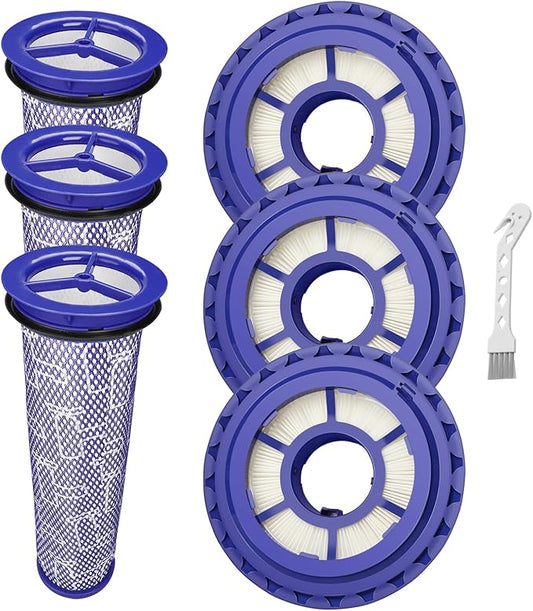 Lemige Replacement Vacuum Filters for Dyson DC41 DC65 DC66 UP13 UP20 UP30 Multi Floor Ball Animal 2 & 3 Vacuums, Part 920769-01&920640-01, 3 Post HEPA Filters & 3 Pre Filters