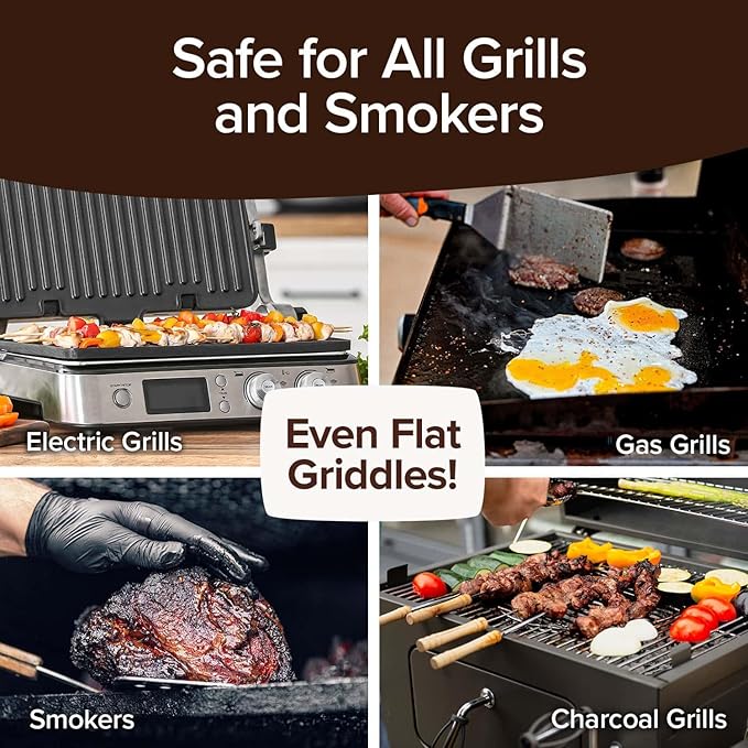Bull Shot BBQ Pro, Foaming Grill Cleaner, AS SEEN ON TV, Professional Strength Foam Spray Emulsifies Burnt Grease & Char on Grates, Racks, Pans, Smokers & Griddles Cleans in Just 10 Min - Made in USA