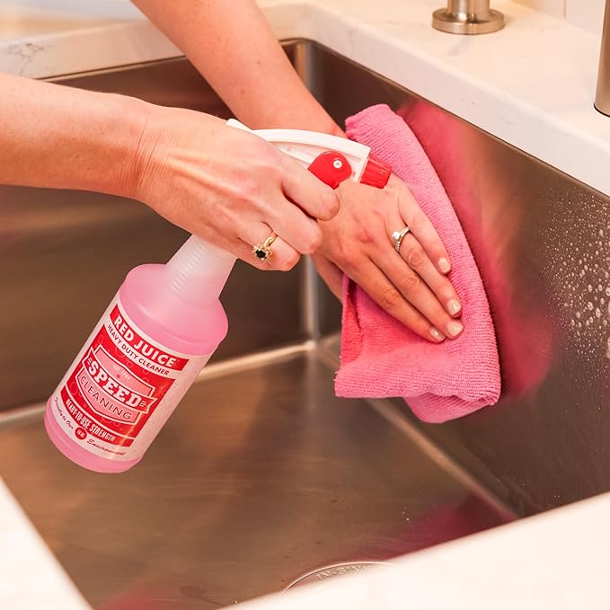 Speed Cleaning Red Juice All-Purpose, Heavy Duty Cleaner & Degreaser, Non-Toxic, Concentrated Formula. (Gallon Size Concentrate)