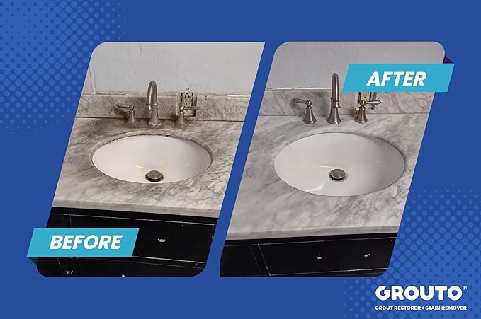 Grouto Grout Restorer & Stain Remover, Concentrate, Gallon (Each)…