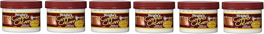 Wright's Copper and Brass Cream Cleaner - 6 Pack - 8 Ounce - Gently Cleans and Removes Tarnish Without Scratching