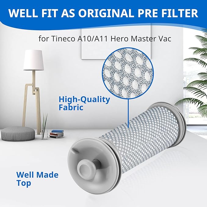 Pre Filter Compatible for Tineco A10/A11 Hero, A10/A11 Master, for PURE ONE S11 Series Cordless Vacuum Filter- 3 Pre Filters