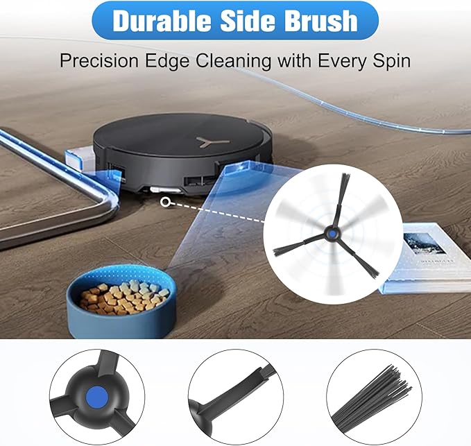 X8 OMNI Accessories Kit for ECOVACS DEEBOT X8 PRO OMNI Compatible with Yeedi S14 Plus Vacuum Cleaner, 21Pcs Replacement Parts, Main Brush, Roller Mop, Filters, Dust Bags, Side Brush, Tools