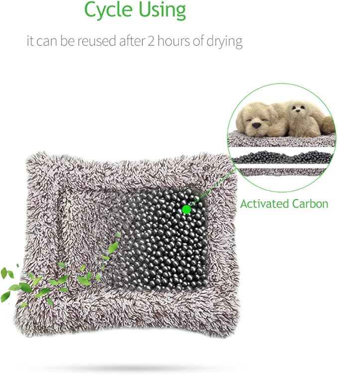 Ergocar Car Air Purifying Bags Cute Animals Odor Eliminator Bamboo Charcoal for Car Decoration & Eliminating Odors (Samoyed-B)