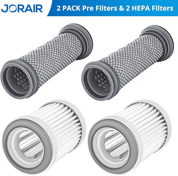Replacement Filter kit Compatible with Tineco A10/A11 Hero, A10/A11 Master PURE ONE S11, PWRHERO11 Snap Cordless Vacuum Cleaner, 2 Pack Pre Filters & 2 HEPA Filter