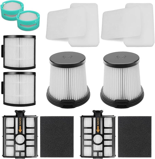 IW3511 IW1111 HEPA Filters Replacement Parts For Shark IW3511 Detect Pro Lightweight Cordless Stick Vacuum Cleaner. For Shark Detect Pro Auto-Empty System Portable Handheld Attachment Washable Kits.