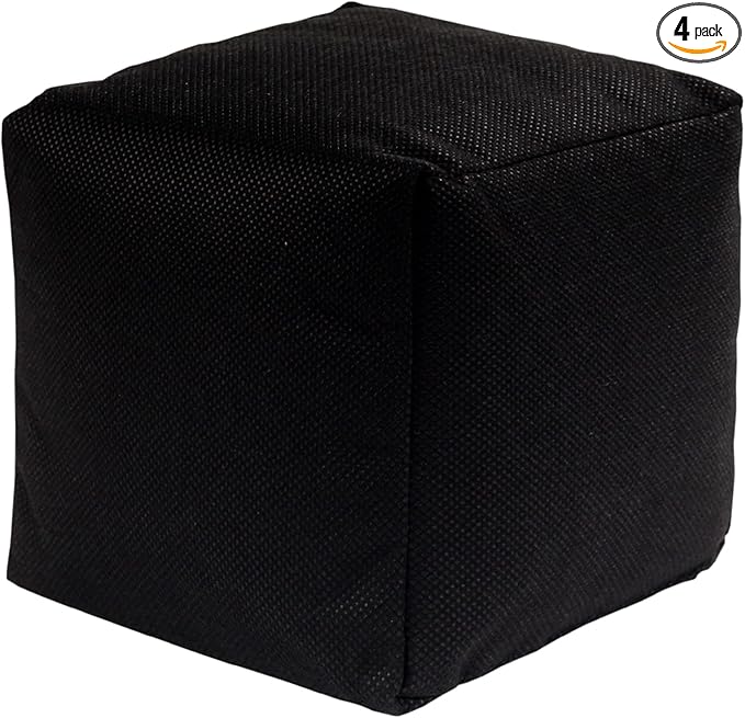 BambooMN Activated Bamboo Charcoal Air Purifier Cube - 500g Black - 4 Units