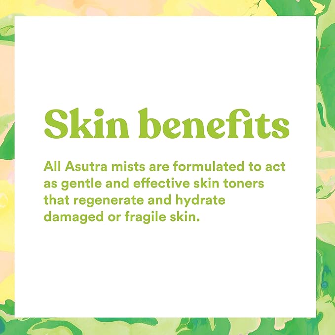 Asutra, Premium Aromatherapy Mist, Calm, Cool, Collected, 100% All Natural, Room and Body Mist, Linen and Pillow Mist, Essential Oil Blend, Lemongrass and Jasmine, 100% Guaranteed