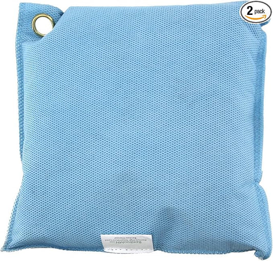 BambooMN Activated Bamboo Charcoal Air Purifier - 350g Sky Blue - 2 Bags