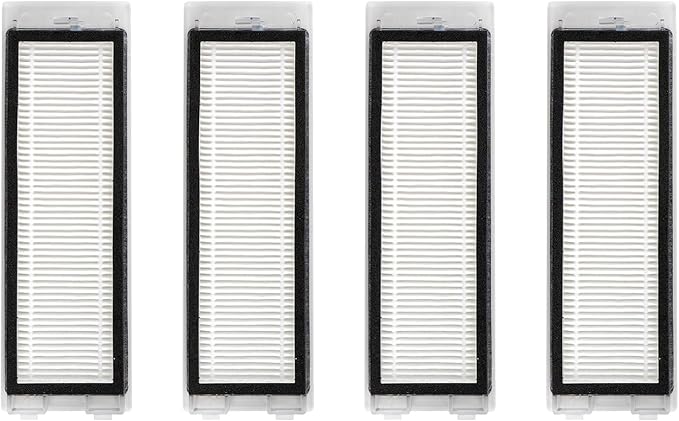 (4 Pieces) Q Revo Replacement HEPA Filters for Roborock Q Revo, QRevo Robot Vacuum Cleaner, Replacement Parts Filters, Q Revo filter 4 Pack, Upright Filter, Canister Filter Accessories