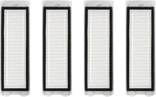 (4 Pieces) Q Revo Replacement HEPA Filters for Roborock Q Revo, QRevo Robot Vacuum Cleaner, Replacement Parts Filters, Q Revo filter 4 Pack, Upright Filter, Canister Filter Accessories