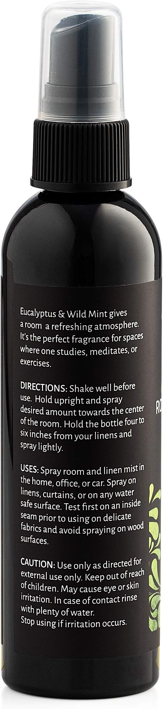 Aromasong Eucalyptus & Wild Mint Linen and Room Spray, Natural Aromatic Mist, Relax Your Body & Mind, Perfect as a Bathroom Spray Air Freshener Pillow Mist