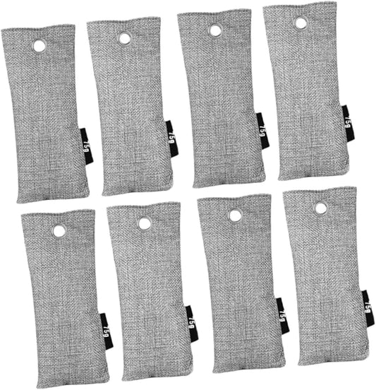 Air Purifying Bags Smell Remover Effectively Removes Musty Smell Air Odor Absorber for Bedroom Wet Rainy Weather, 8 Bags