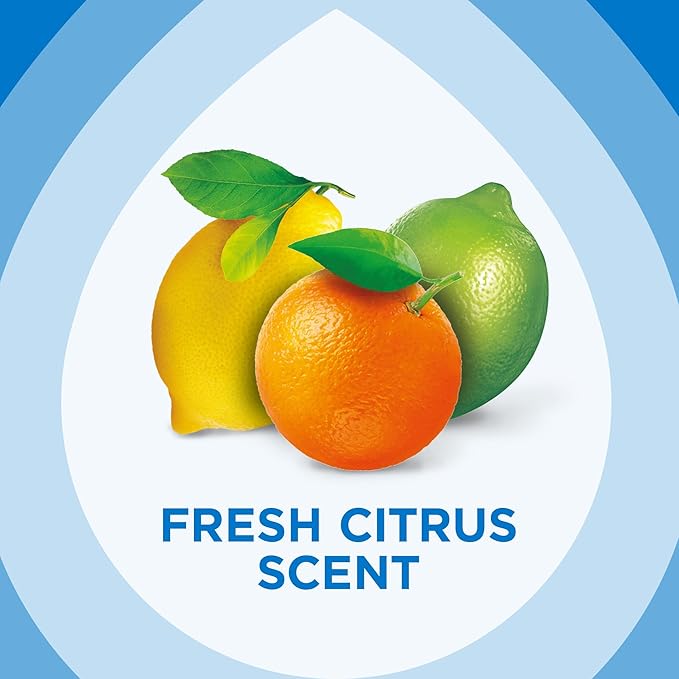 Pledge Antibacterial Multisurface Cleaner Spray, Wood Furniture, Stainless Steel, and Electronics Cleaner, Sanitizes as Cleans, Remove Dust and Messes - Fresh Citrus Scent, 9.7oz, Pack of 3