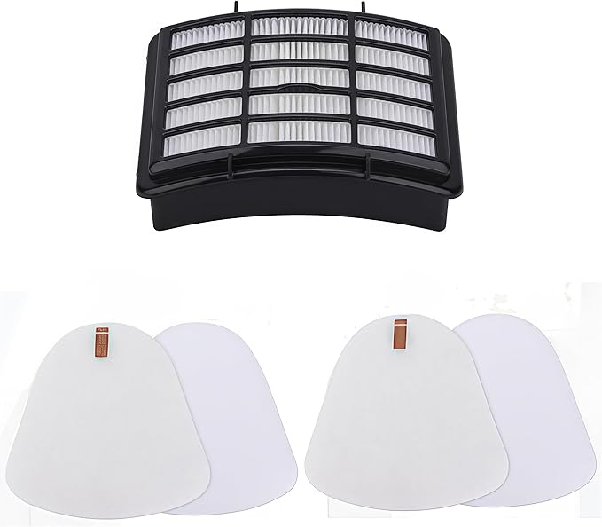 Vacuum Filters Replacement for Shark Navigator Lift-Away Vacuum NV350,NV351,NV352,NV355,NV360,NV370, UV440,UV490,UV540 vacuum,1 HEPA Filter, 2 Foam & 2 Faux Felt Filters - Replacement XFF350 XHF350