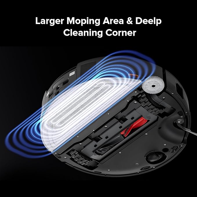 roborock 2 Pack Microfiber Mop Cloths for Saros 10 Robot Vacuum Cleaner, Mop Pad Replacement Accessories