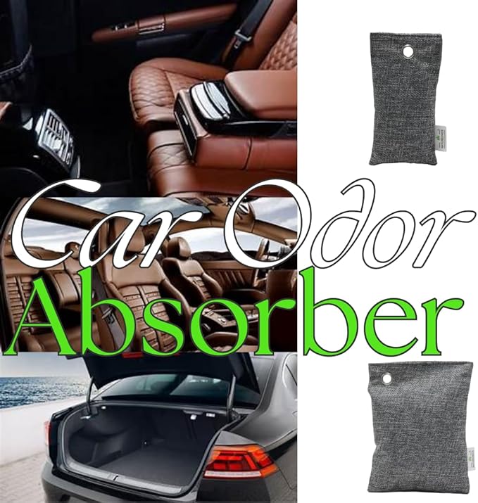 Charcoal odor absorber, Charcoal Air Purifying Bags, Odor Absorber, Air Purifying Bags for Home, Closet Air Freshener, Odor Eliminator for Car, Shoes & Gym bags. Premium Qulity and a Large Quantity.