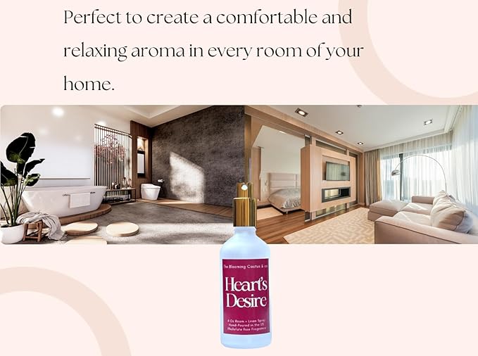The Blooming Cactus & Co. Home | Linen | Room Spray - Air Freshener - Odor Eliminator - Car Air Freshener - Fabric Refresher - Mist Hand Poured - Made in USA – (Scarlet Flame)