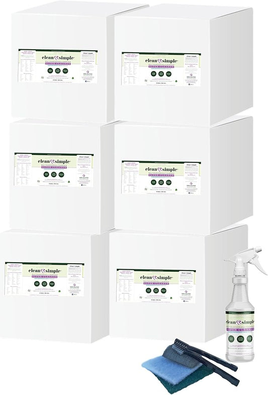 clean & simple™ SUPER CLEANER - Concentrated All-Purpose, Multi-Surface Cleaner, Non-Toxic, Biodegradable